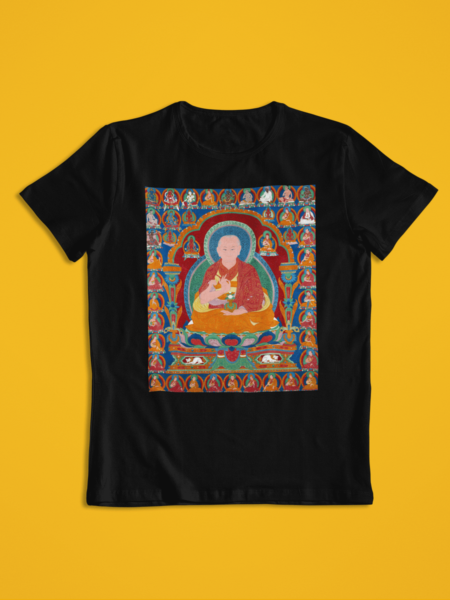 Lama Mawai Sengge Traditional Buddhist Thangka Art T-Shirt product image (1)