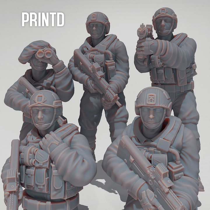Israeli Defence Forces - Modern Warfare Wargame Hobby Resin Scale Models product image (1)