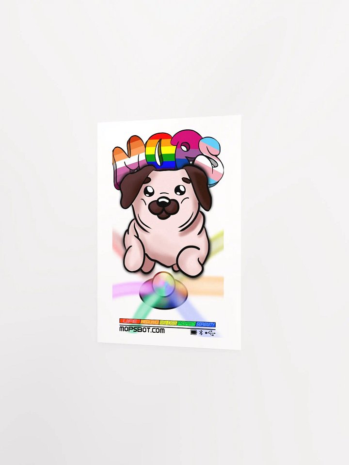 MopsBot Pride Poster - NO FRAME product image (14)
