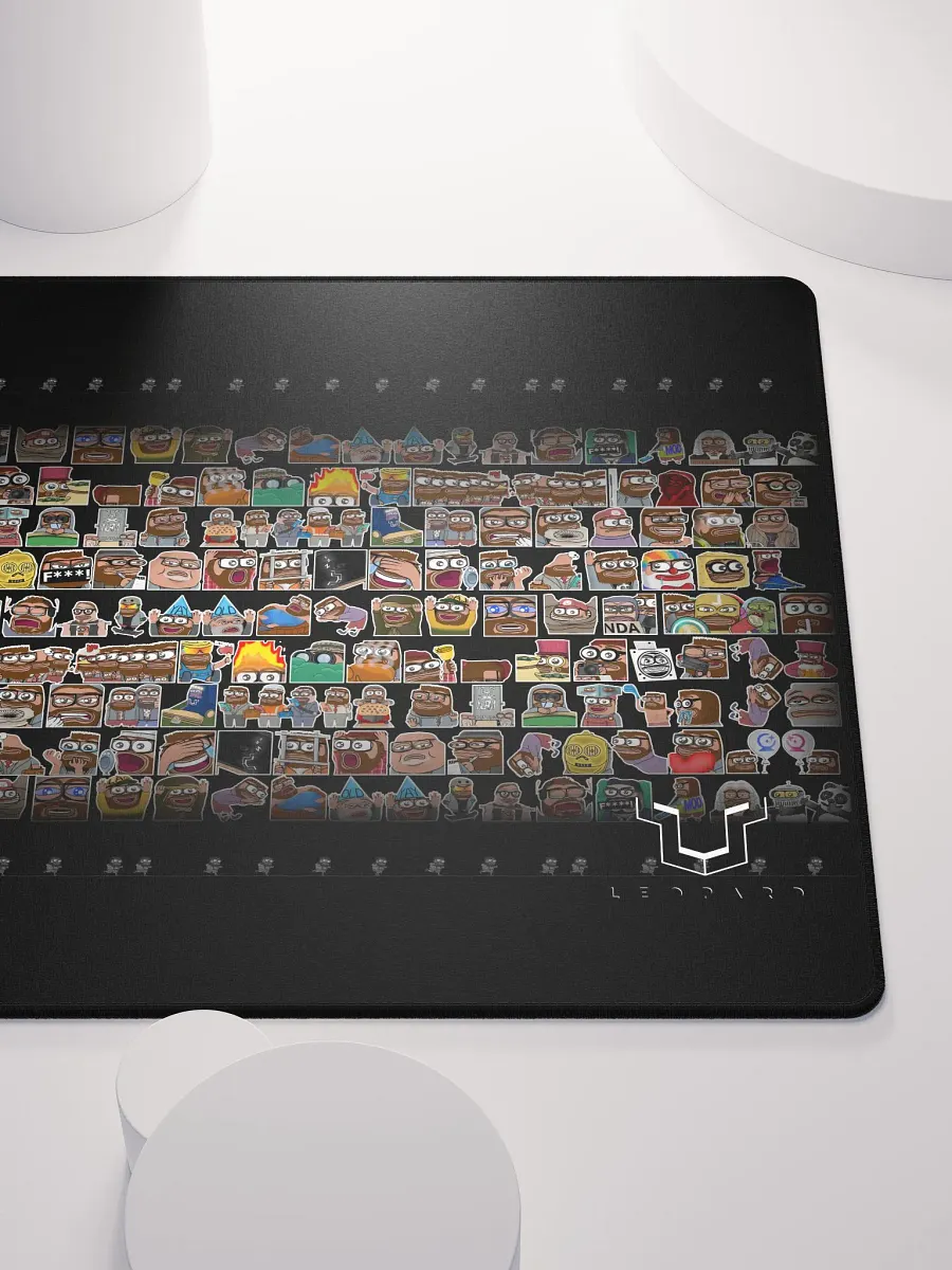 An emote collage mousepad 18x16 and 36x18 WOW product image (9)