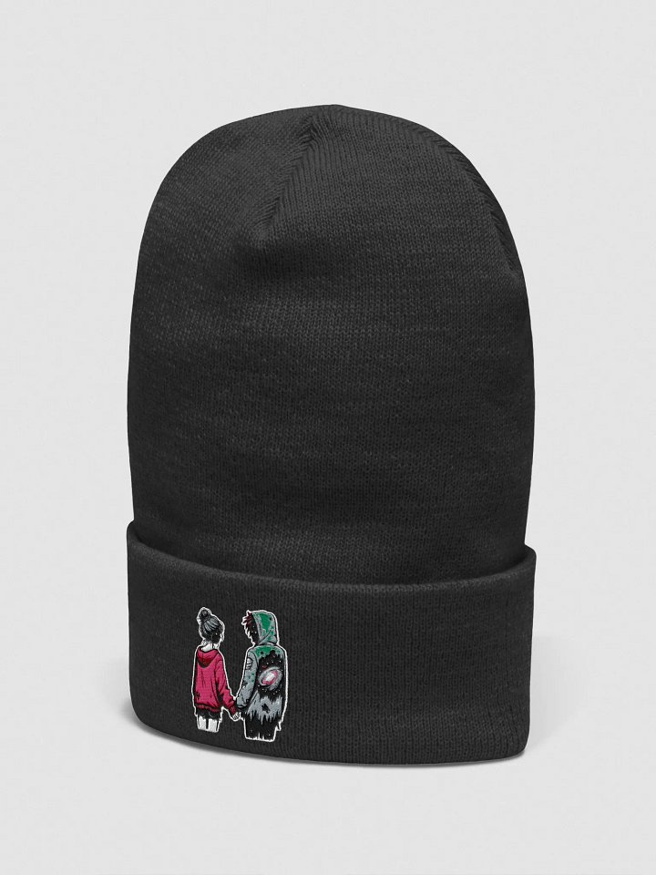 Two Souls Forever Entwined Embroidered Cuffed Beanie product image (2)