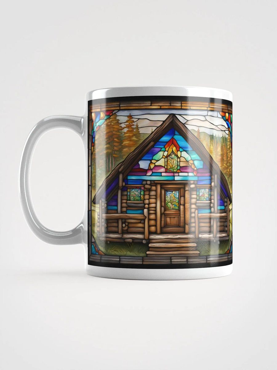 #002 Stained Glass Style Log Cabin Mug product image (12)