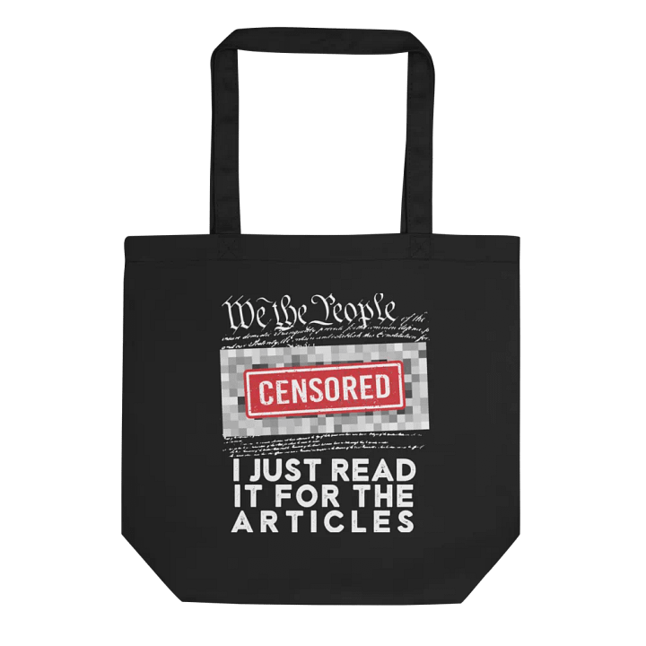 I Just Read it for the Articles Eco Tote product image (1)