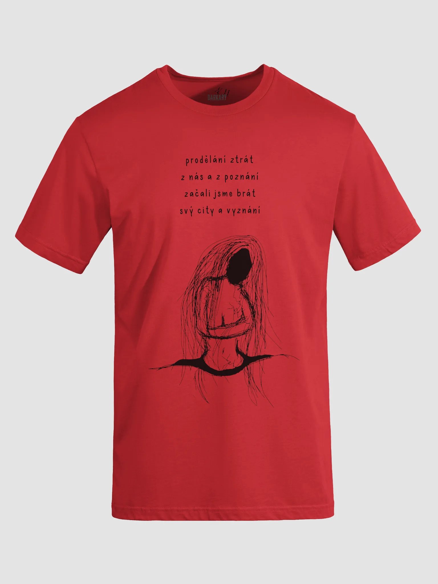 Prodělání ztrát Red T-shirt product image (2)