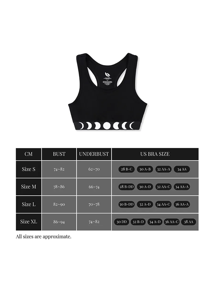 Moon Phase Racerback Bra product image (7)