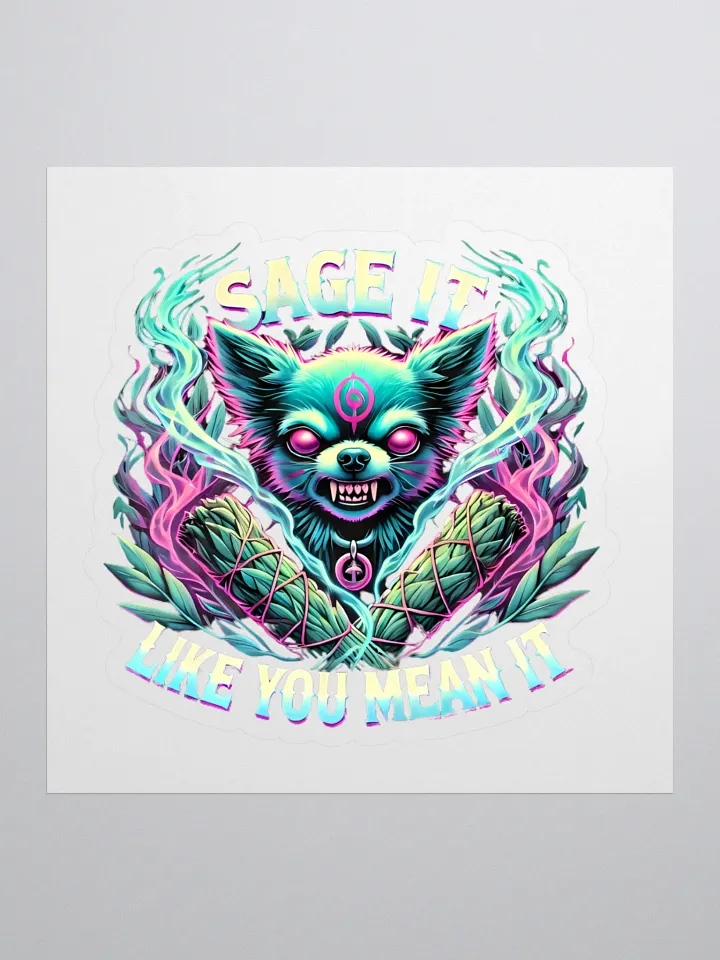 Furry Sage Warrior: Sage It Like You Mean It Stickers product image (1)