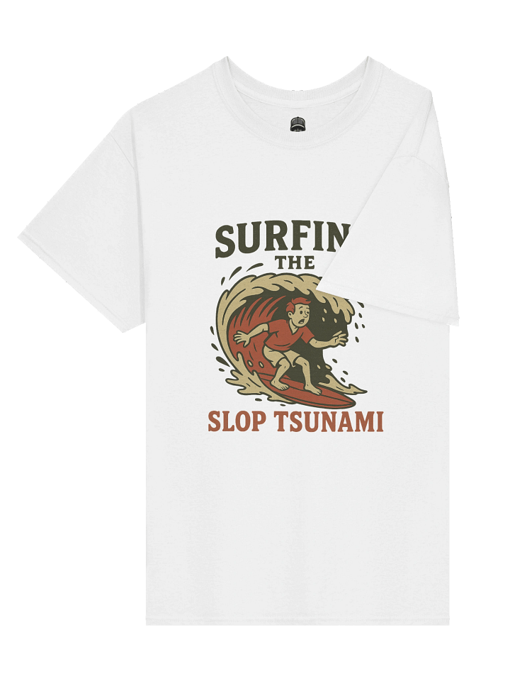 Surf the Slop Tsunami T-Shirt product image (2)