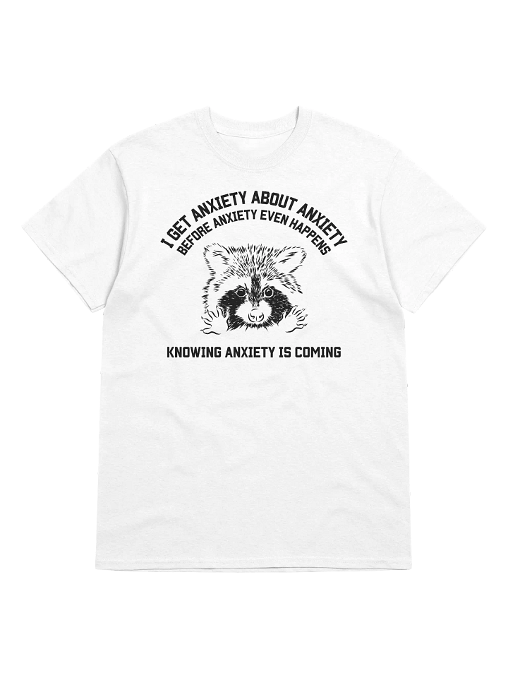 I Get Anxiety About Anxiety Raccoon T-Shirt product image (1)