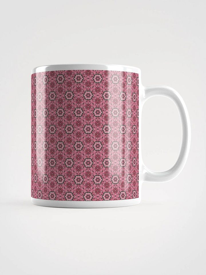 Pink & Black Octagonal Ceramic Mug product image (2)