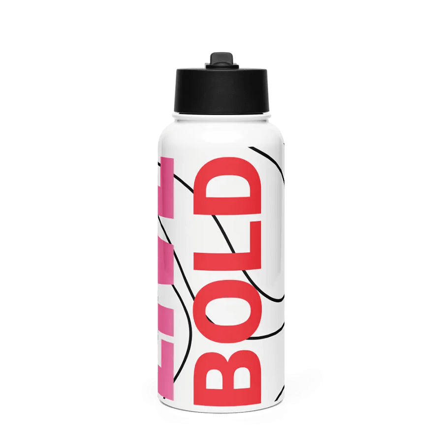 Stainless Steel Water Bottle with a Straw Lid product image (1)