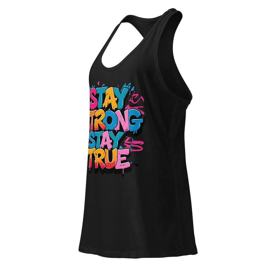 Stay Strong Stay True Women Tank Top - Next Level Racerback fit product image (7)