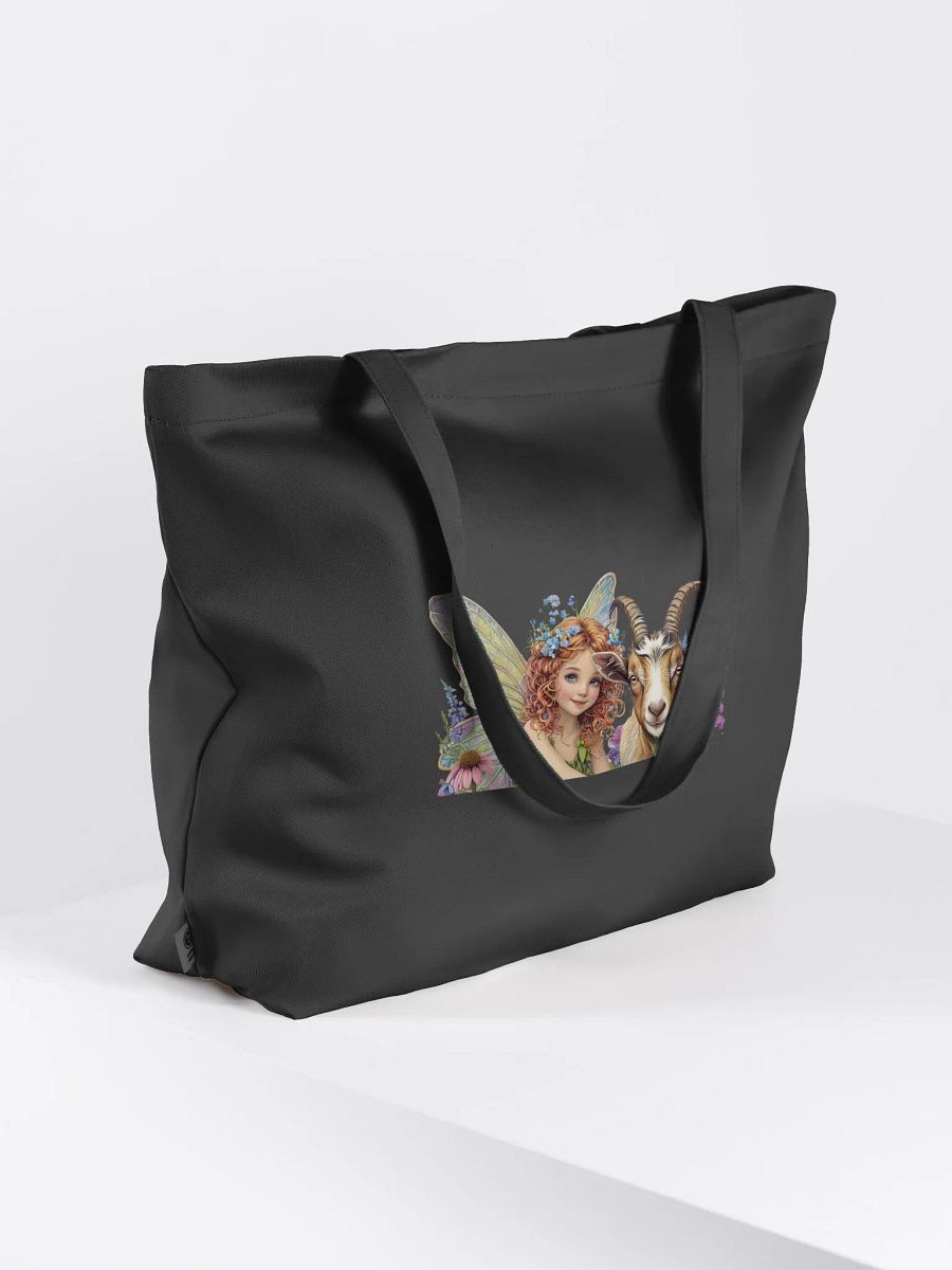 Enchanted Fairy and Goat Organic Tote Bag product image (4)