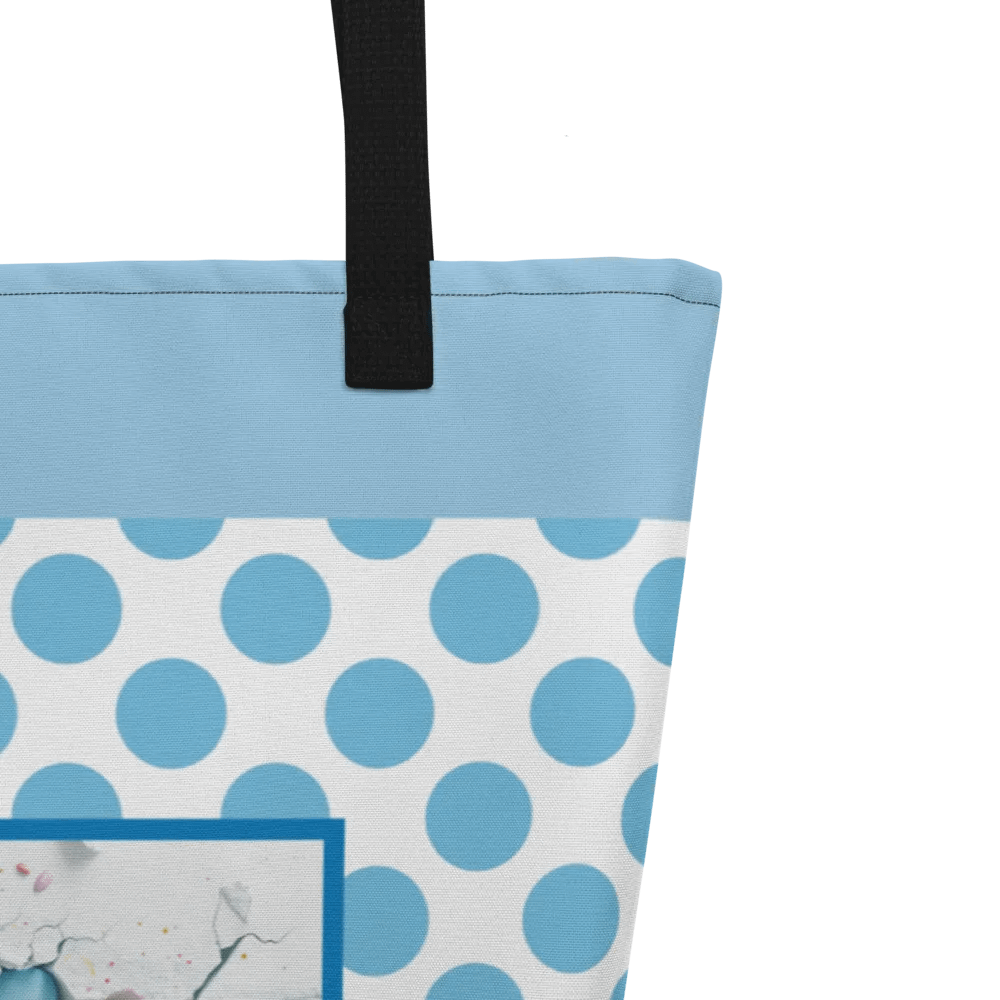 Easter Bliss Blue Bunny Tote product image (3)