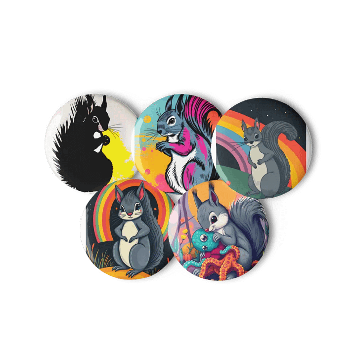 Whimsical Embrace Pin Button Set product image (3)