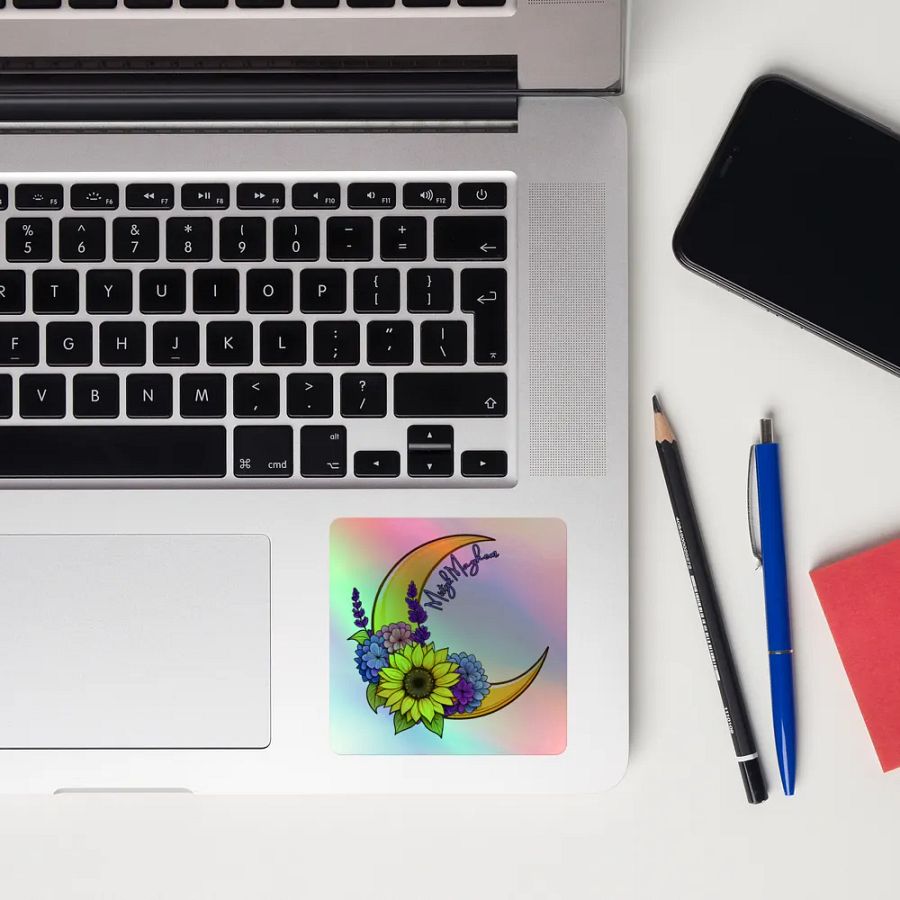 Holographic MM Logo Sticker product image (10)