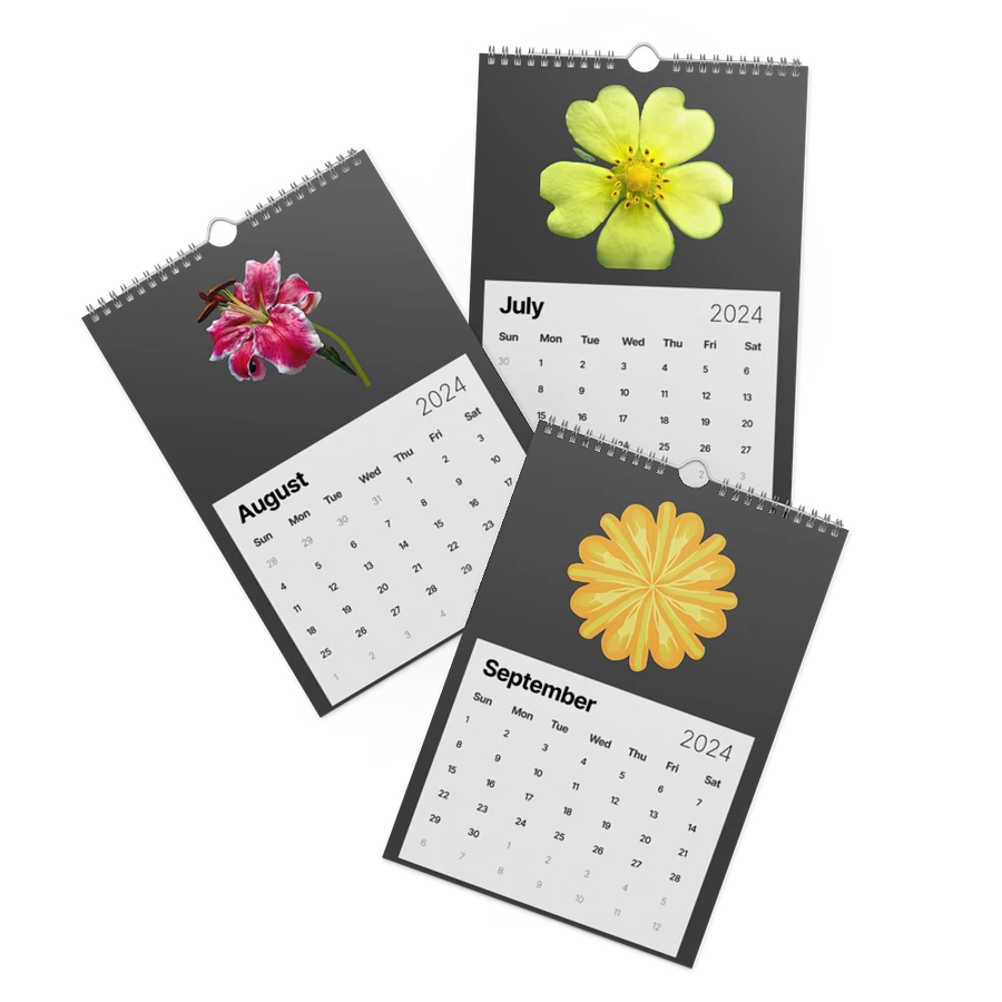Isolated Flowers 2024 Calendar product image (20)