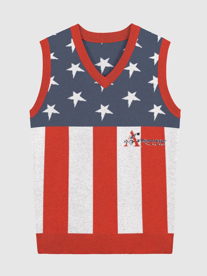 Starry Stripes V-Neck Vest product image (5)