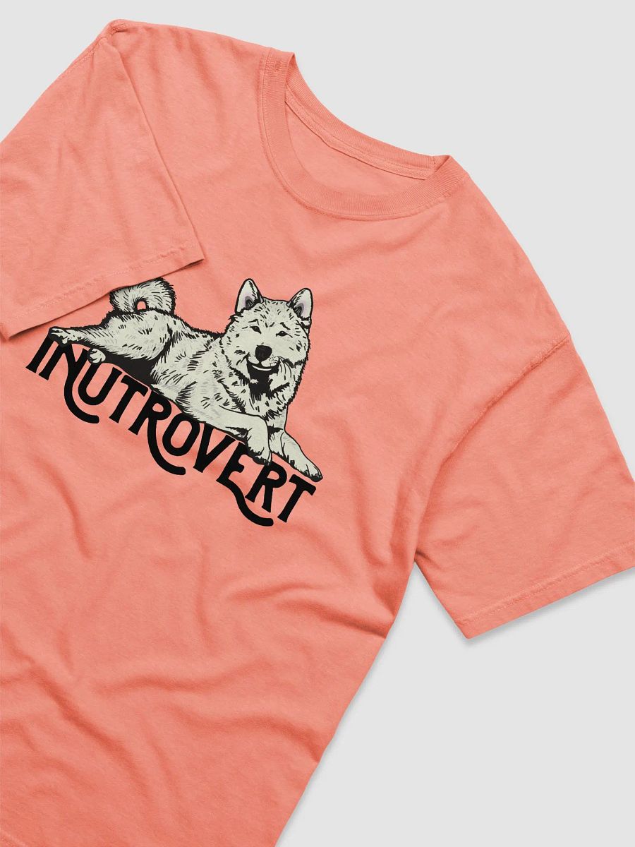 Inutrovert T-Shirt of an Akita Inu (White) | Funny T-Shirt for Akita Paw-rents product image (31)