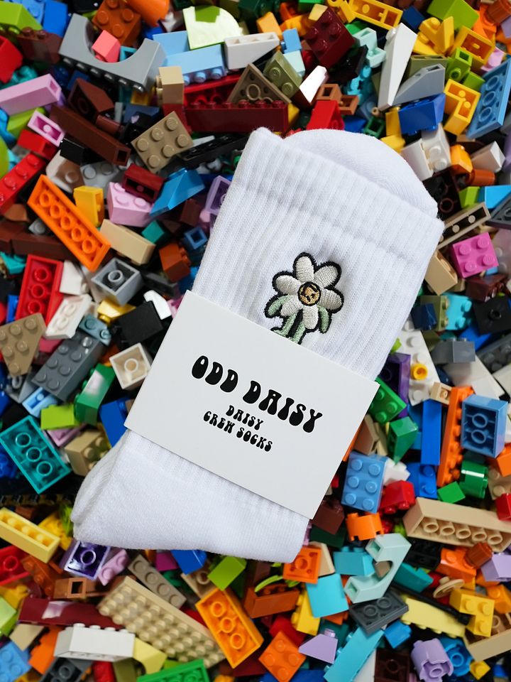 ODD Daisy Crew Socks product image (2)