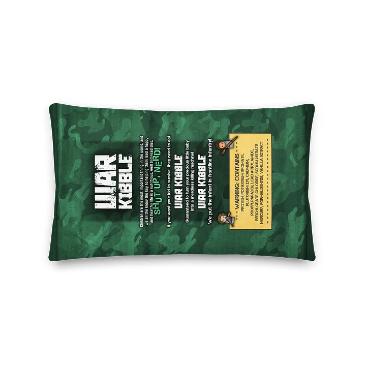 War Kibble Pillow product image (2)