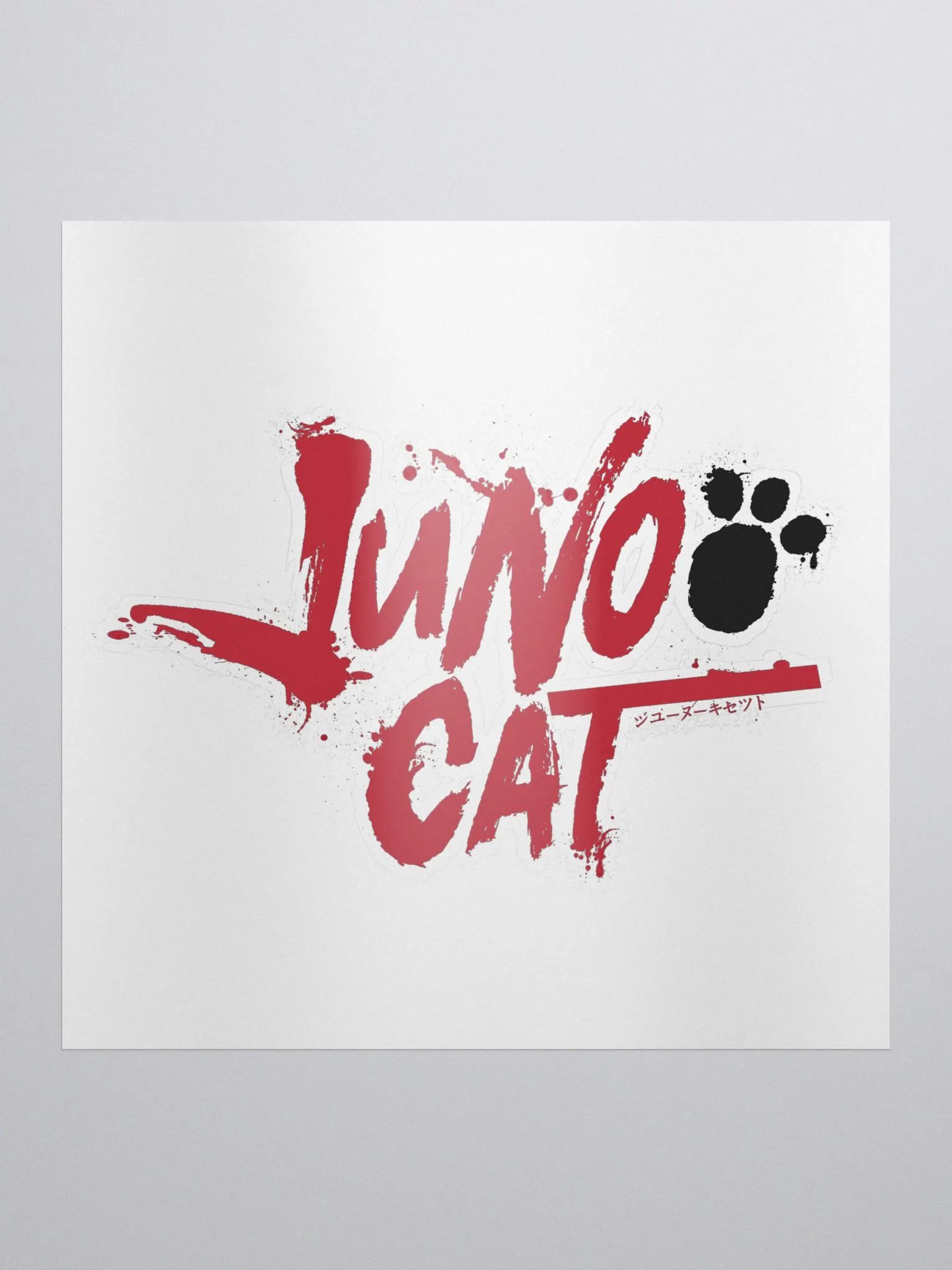 JUNOO CAT STICKER product image (1)