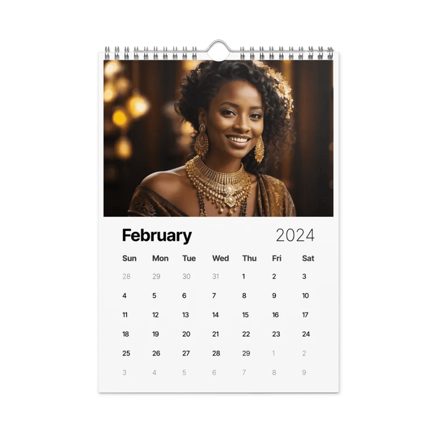 Glamour & Glow: Stylish Living 2024 Calendar product image (13)