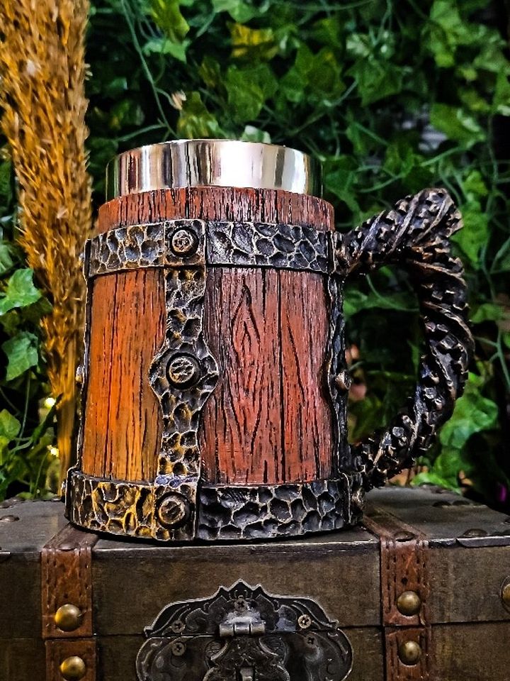 The Armored Kingdom Riveted Oath Mug product image (1)