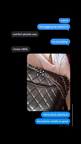 my black jumbo lambskin silver hardware chanel is my fav plushie