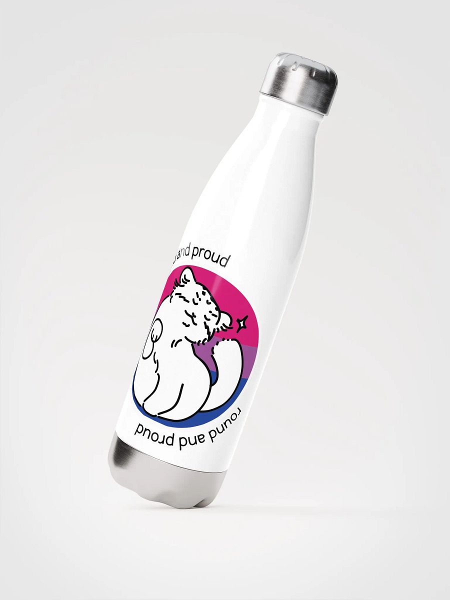 Round and Proud Manul Pride Bisexual Version - Bottle product image (2)