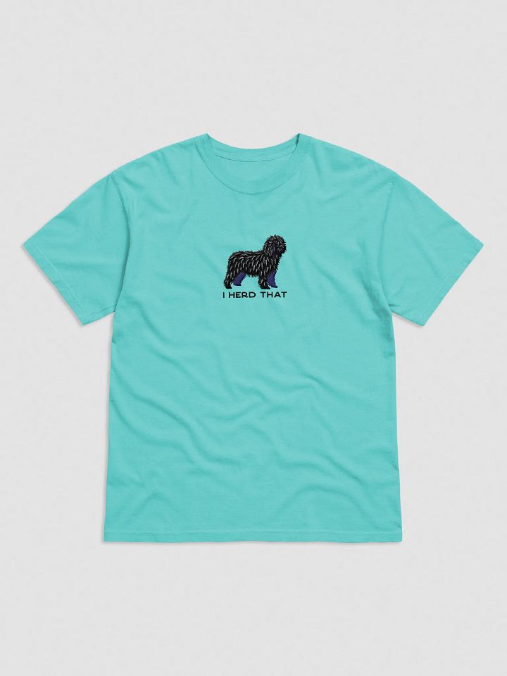 I Herd That T-Shirt(Embroidered) of a Spanish Water Dog(Black) product image (25)