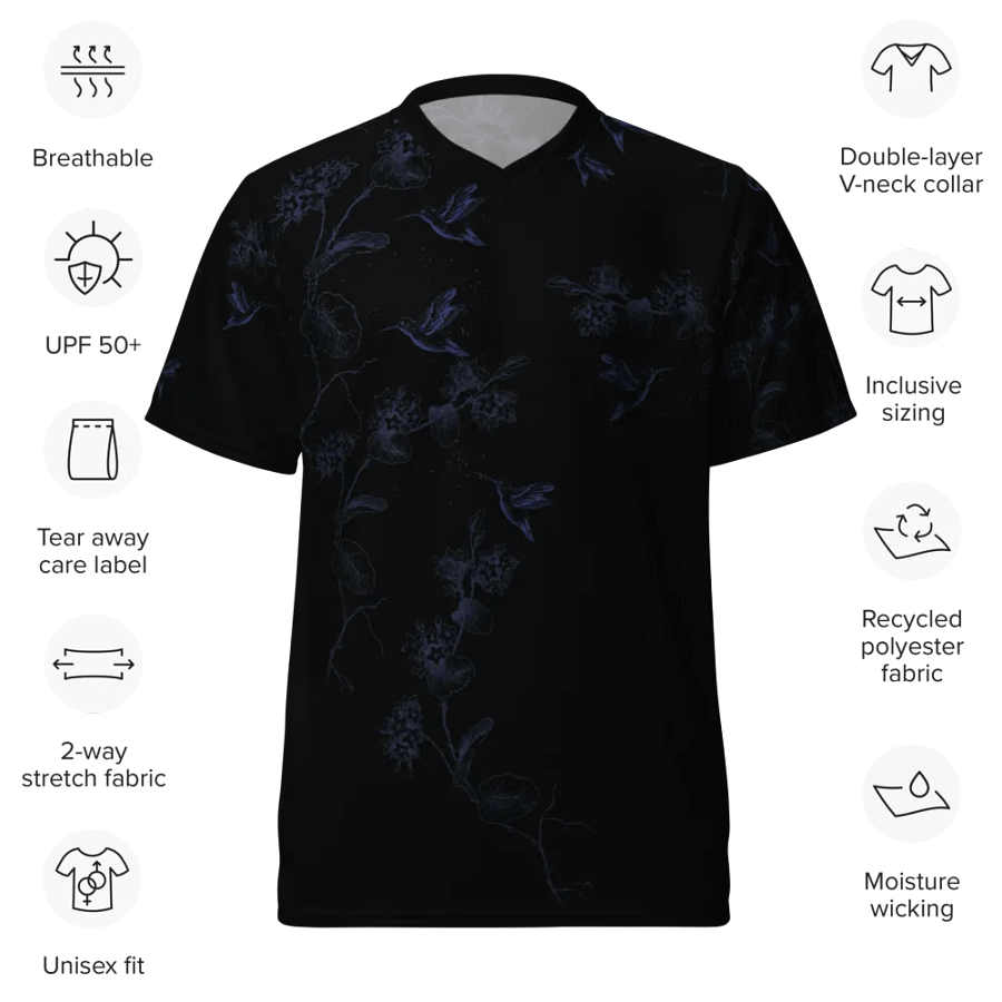 T shirt all over print hummingbird design product image (9)