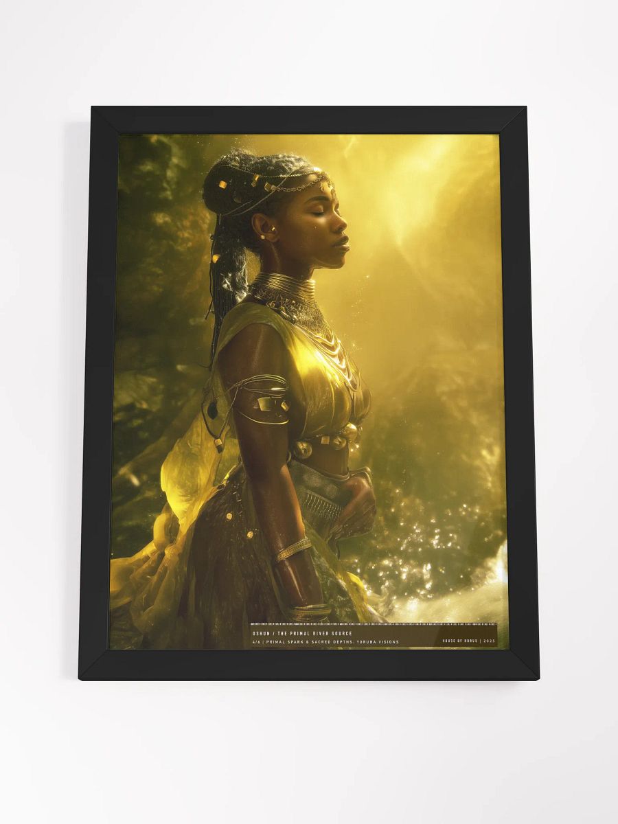 Oshun: The Primal River Source – Framed Matte Poster product image (4)