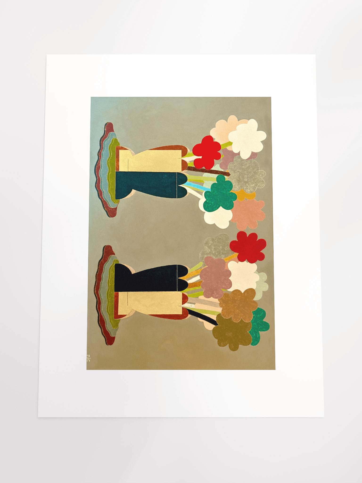 Two Flowers print product image (5)