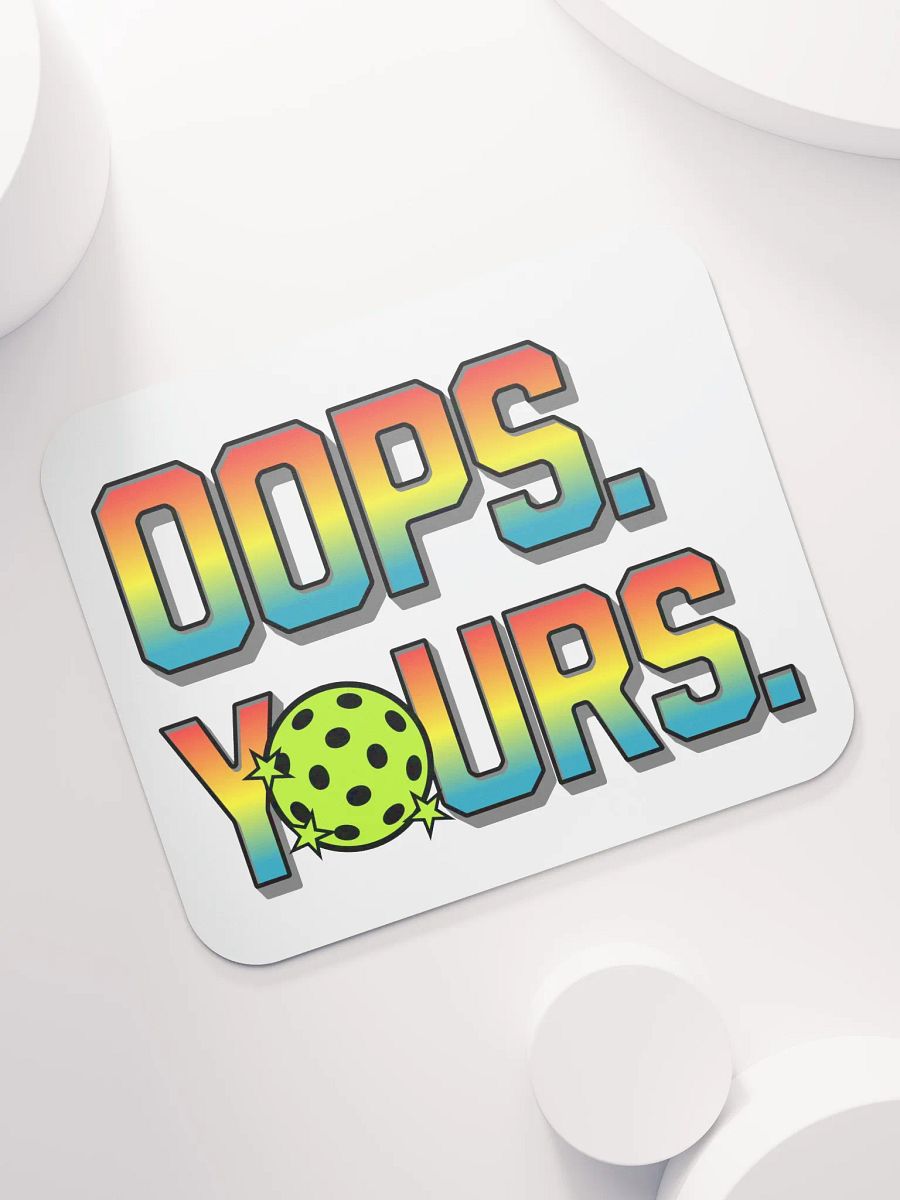 Oops Yours Pickleball Classic Mouse Pad product image (5)