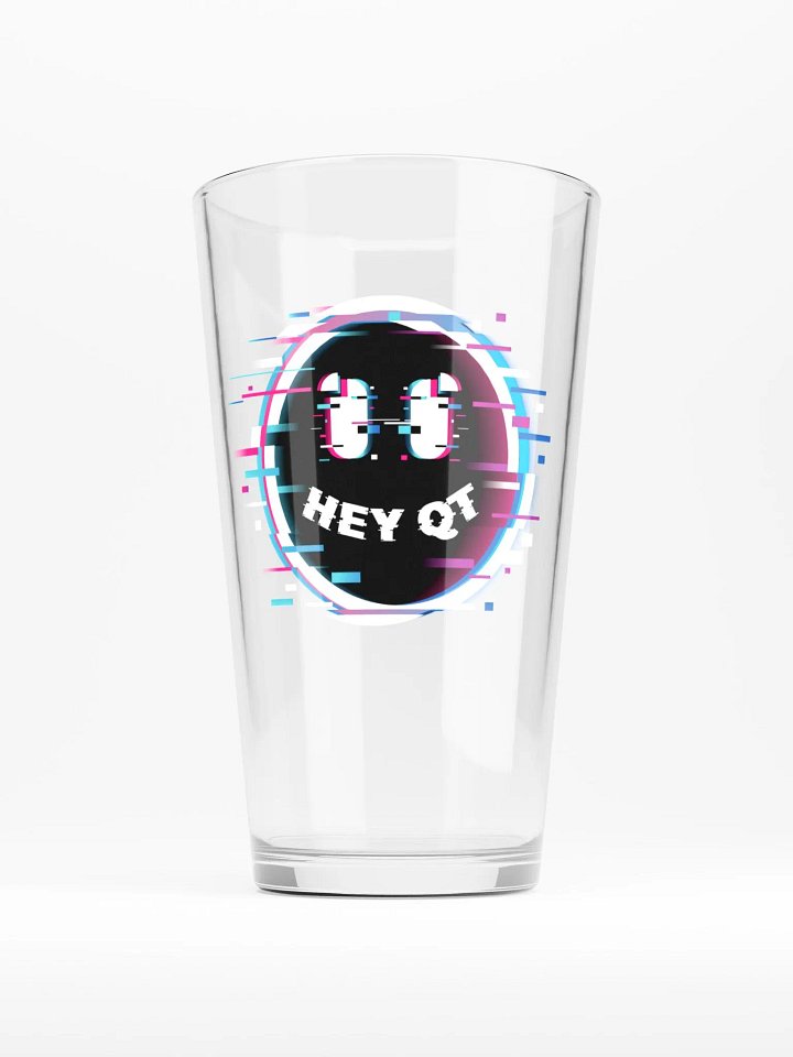 Glitch Hey QT Pint Glass product image (1)