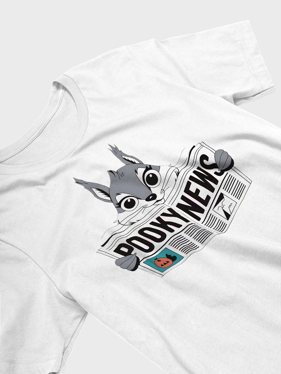 Super Soft and Flattering Tee: Pooky News, Reading Newspaper product image (3)