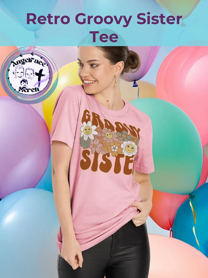 Retro Groovy Sister Tee product image (1)