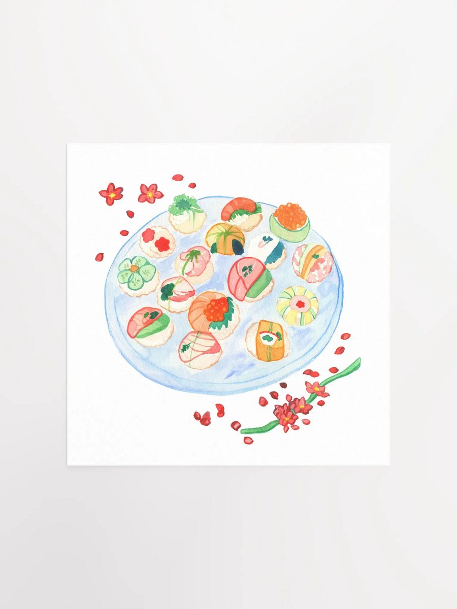 Cherry Sushi Art Print product image (2)