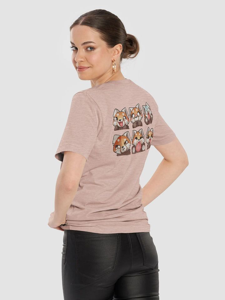 Red panda emote t-shirt product image (13)