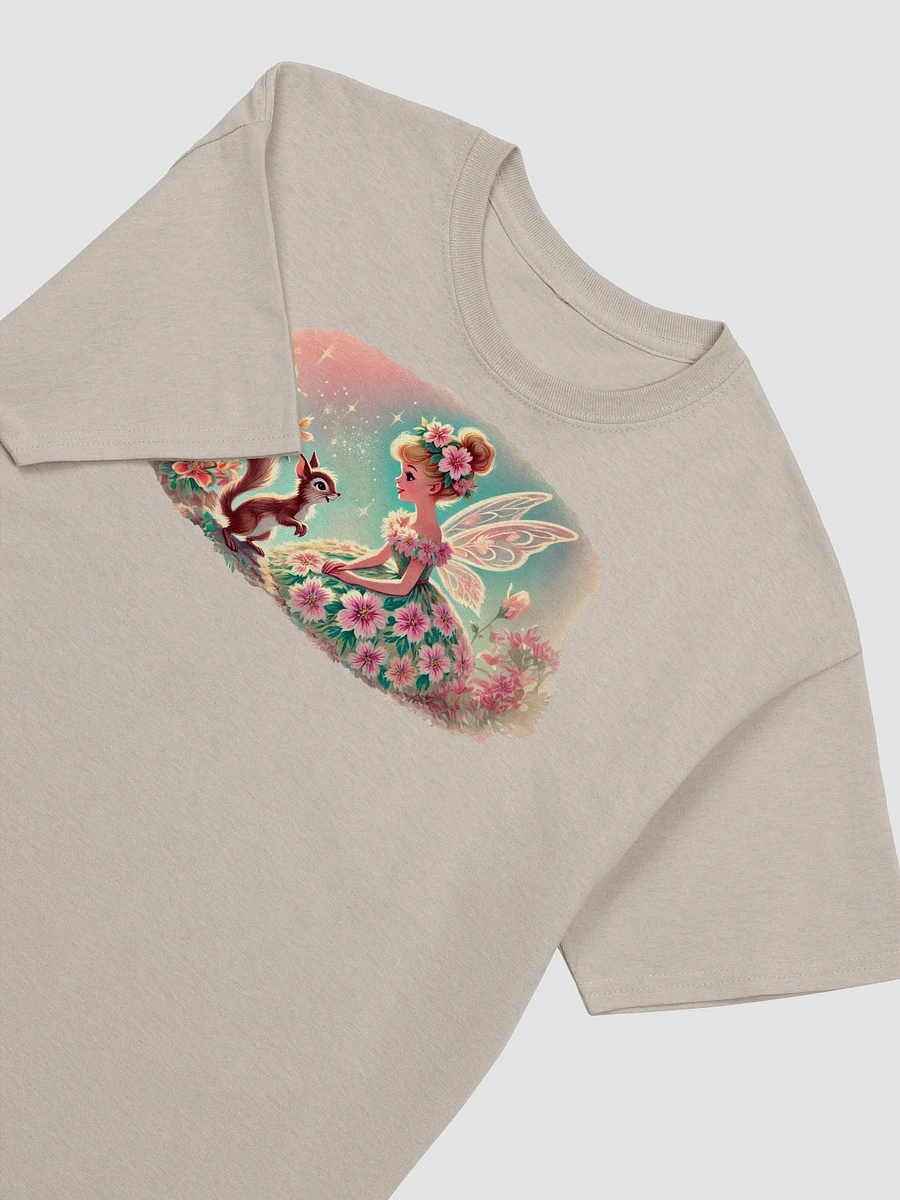 Flower Fairy with Squirrel Adult Unisex T-Shirt product image (13)