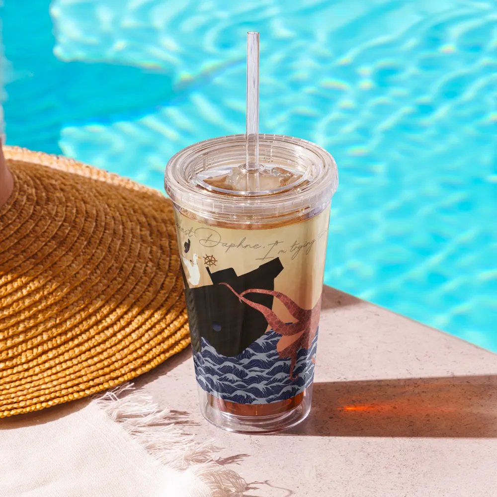 Running A Tight Shipwreck Clear Tumbler product image (10)