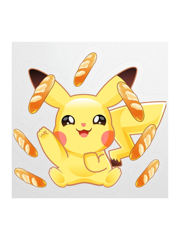 Pikachu Baguette STICKERS product image (1)