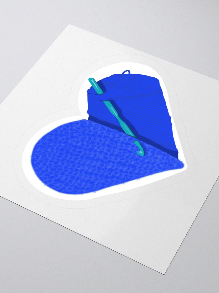 Crochet Love - Blue Sticker product image (9)