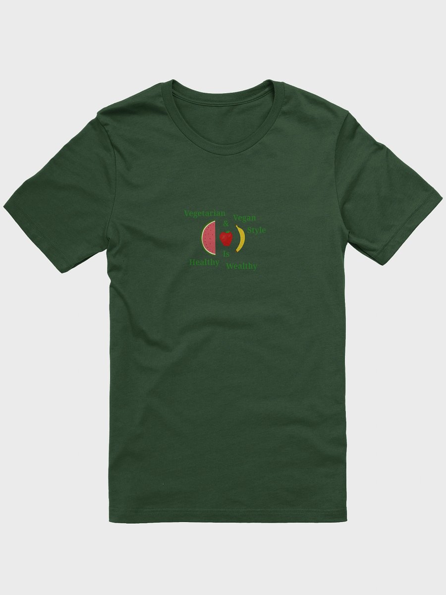 Healthy & Wealthy Vegetarian T-Shirt product image (1)
