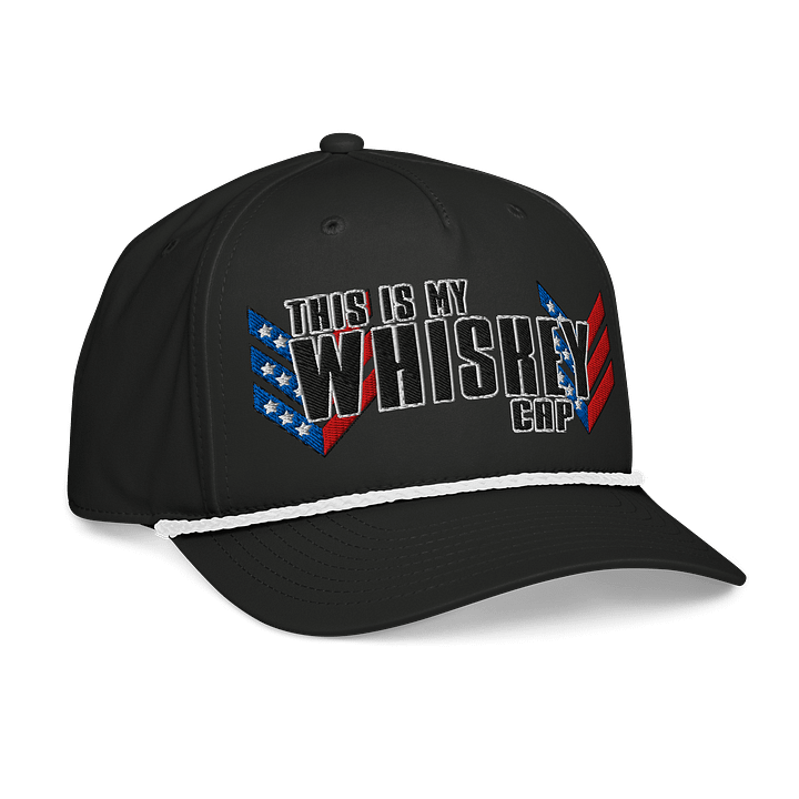 TWC "THIS IS MY WHISKEY CAP" Five-Panel Classic Rope Golf Cap - Embroidered product image (2)