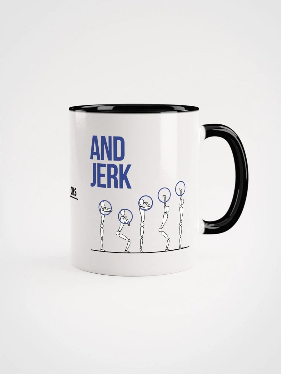 Power Clean and Jerk Illustrated Mug product image (2)