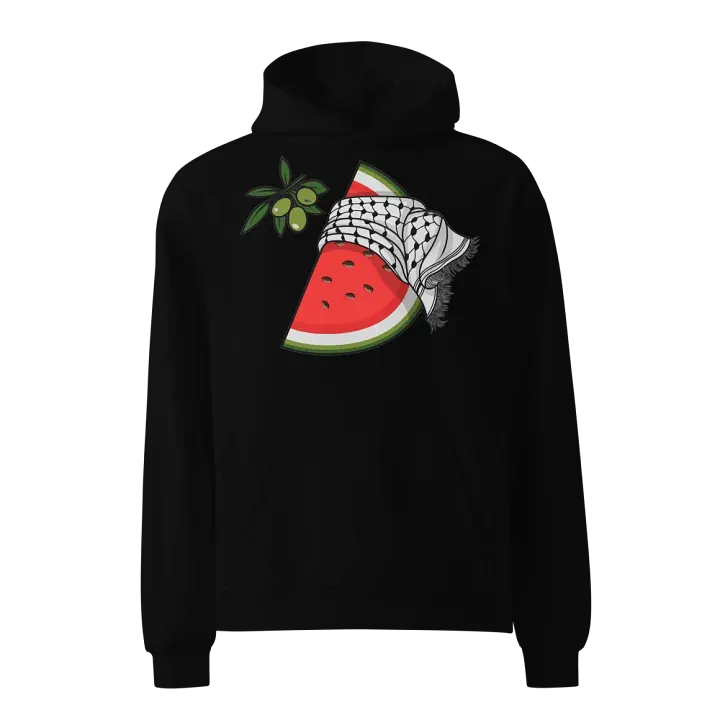 Keffiyeh Watermelon Oversized Hoodie product image (1)