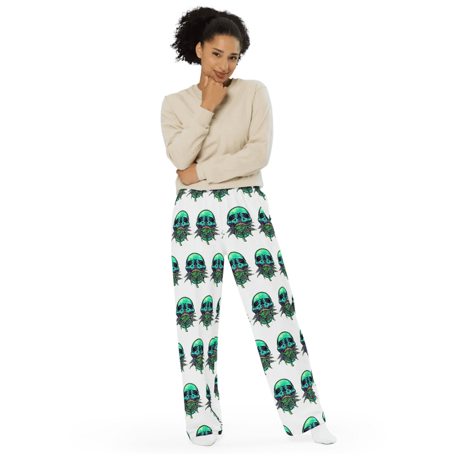 Canna Skull Wide-Leg Pants product image (11)
