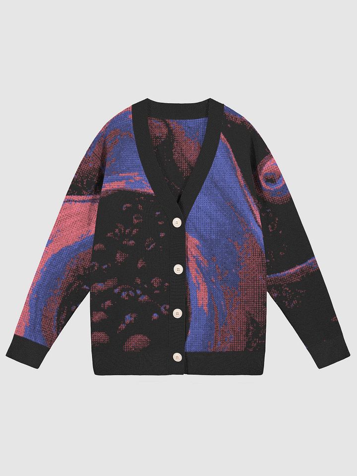 Vibrant Jacquard Knit Cardigan product image (1)