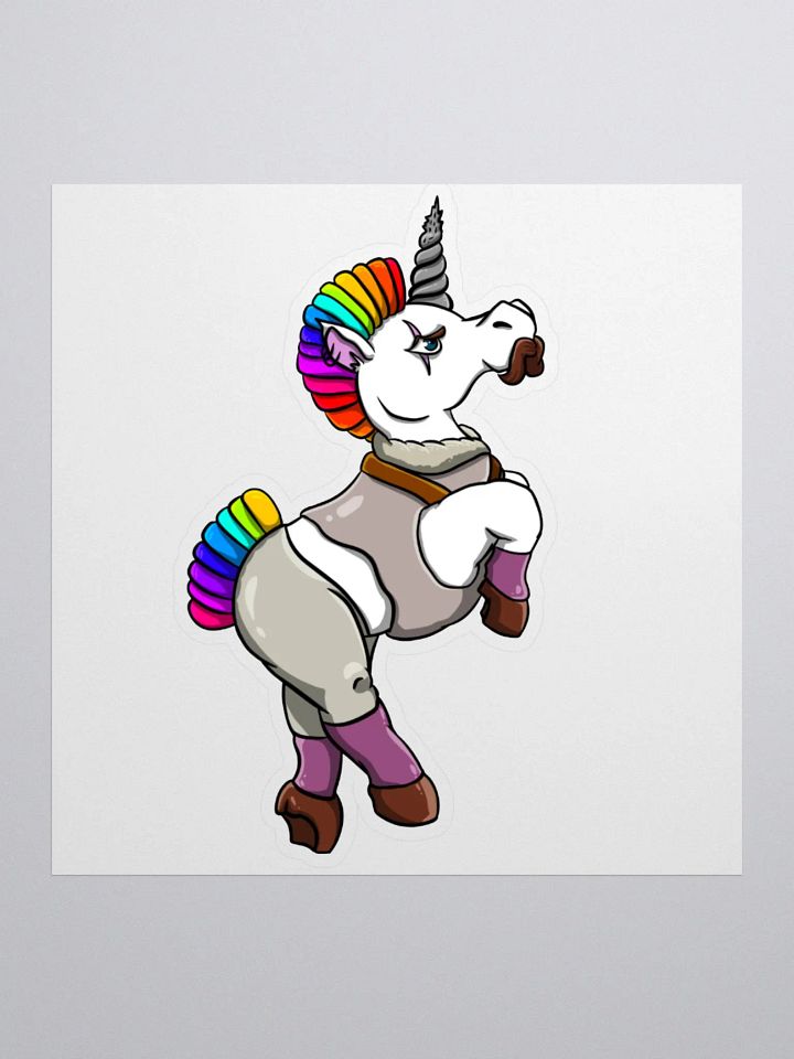 Apocalyptic Unicorn Sticker product image (1)